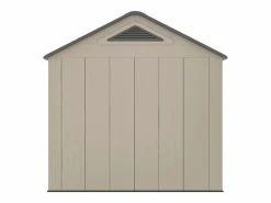 EXPERTLAND Caseta de jardín de resina beige y gris 6,15 m² con suelo - grosor 22 mm - ANTEVA Gris / Beige Discount