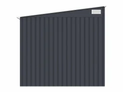 EXPERTLAND Caseta de jardín metal adosada de acero galvanizado antracita 4,97 m² DAUSTIN Gris antracita Discount