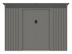 Caseta de jardín metal de acero galvanizado 4,29 m² FOLCO^EXPERTLAND Clearance