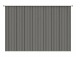 Caseta de jardín metal de acero galvanizado 4,29 m² FOLCO^EXPERTLAND Clearance