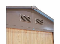 Sweeek Caseta de jardín metálico, 5.39m² roble Color natural claro Outlet