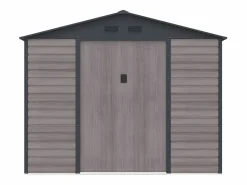 Caseta jardín acero galvanizado efecto madera - 5,40 m² ADELMO - ideal para herramientas^EXPERTLAND Sale