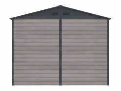 Caseta jardín acero galvanizado efecto madera - 5,40 m² ADELMO - ideal para herramientas^EXPERTLAND Sale
