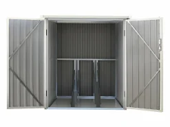 Caseta para bicicletas NIKI acero galvanizado gris 2,8 m²^EXPERTLAND Best