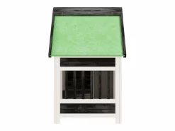 Clicnbuy Caseta para perros madera maciza de pino 96x60,5x87 cm Gris