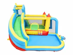 Hauss Spole Castillo Hinchable|Castillo hinchable 5 en 1 para niños con tobogán y piscina - Tejido Oxford 364x315x239 cm
