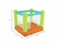 Bestway Castillo Hinchable Saltador 194x175x170 cm con Bomba de Hinchado Continuo Multicolor Sale