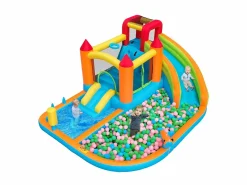 Merax Castillo Hinchable|Castillo inflable 8 en 1 para niños - 460 x 343 x 190 cm - Oxford - Con ventilador -