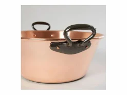 Baumalu Vajilla|Vajilla|Cazuela de cobre para mermelada de 26 cm 3L inducción - ¡Haz tus propias mermeladas como antaño!
