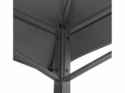 Materiales Y Utensilios De Cocina|Cenador barbacoa estante lateral acero antracita 240x150x243 cm ES671323