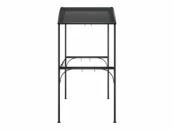 Cenador barbacoa estante lateral acero antracita 220x115x230 cm ES503026^ Online