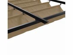 Cenador de pared de acero color topo^ Outlet