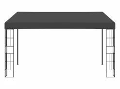 Cenador Y Quiosco|Cenador de pared 3x4 m Tejido Antracita