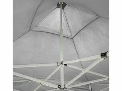 Cenador plegable de 3 x 3 m recubierto de PVC impermeable Blanco Clearance