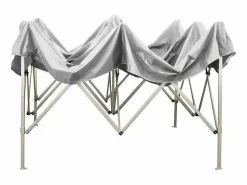 Cenador plegable de 3 x 4,5 m recubierto de PVC impermeable Blanco Outlet
