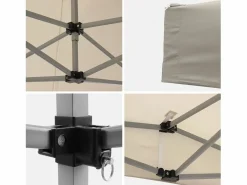 Sweeek Cenador Y Quiosco|Cenador plegable 3x3m arena