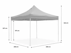 Sweeek Cenador Y Quiosco|Cenador plegable 3x3m arena