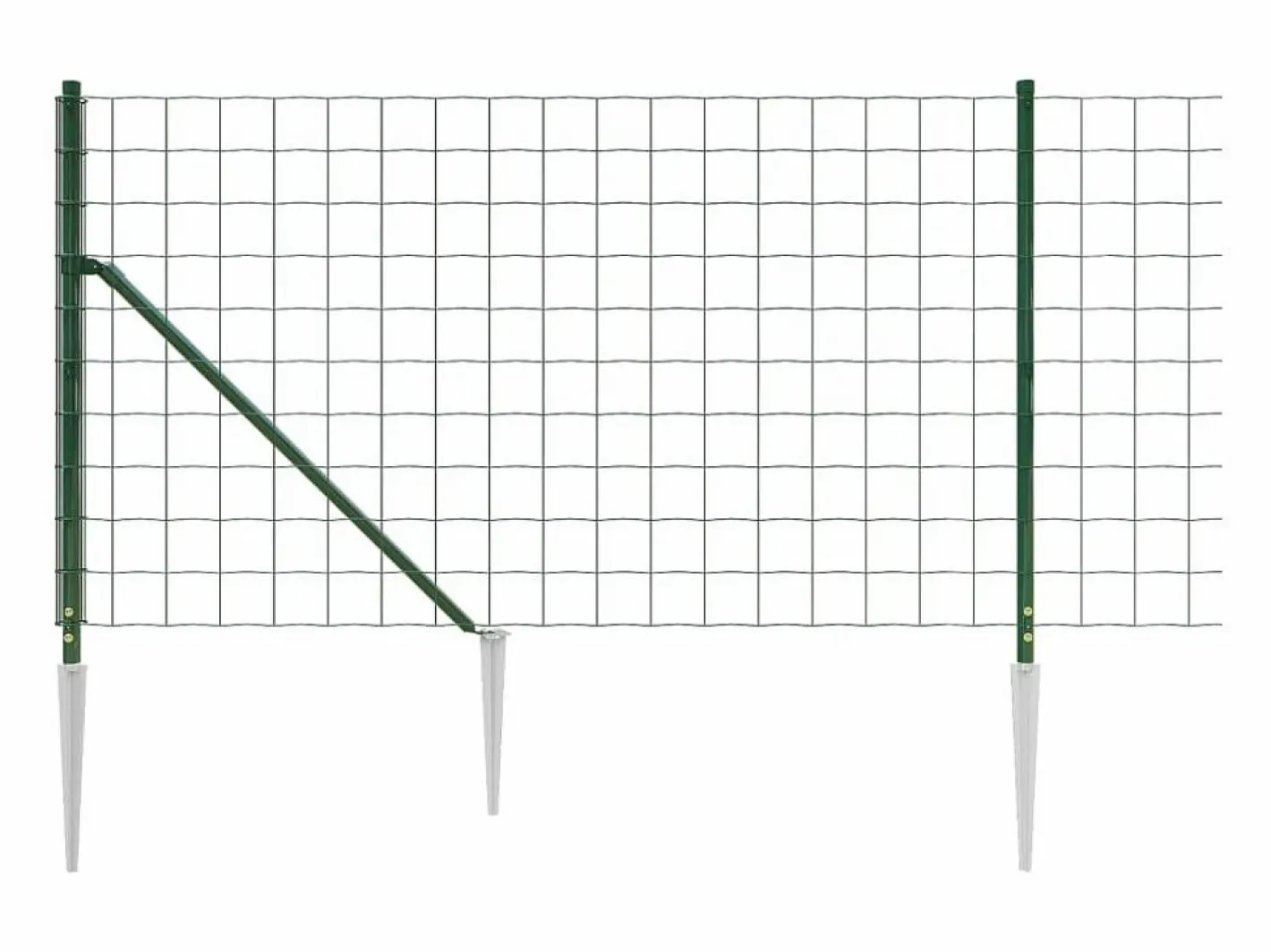 Cerca de alambre con pinchos de anclaje 1,1x10 m ES769501^