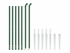 Cerca de alambre con pinchos de anclaje 0,8x10 m ES610058 Verde Best