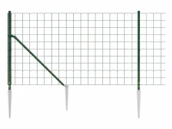 Cerca de alambre con pinchos de anclaje 1,1x25 m ES404828 Verde Discount
