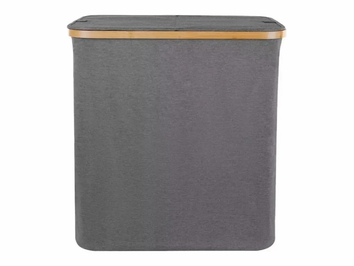 DripeX Cesto De Ropa|Accesorios De Cuarto De Baño|Cesta de lino plegable 150L, en tela , con 2 cubiertas y 2 bolsas interiores desmontables, 57x37x70cm