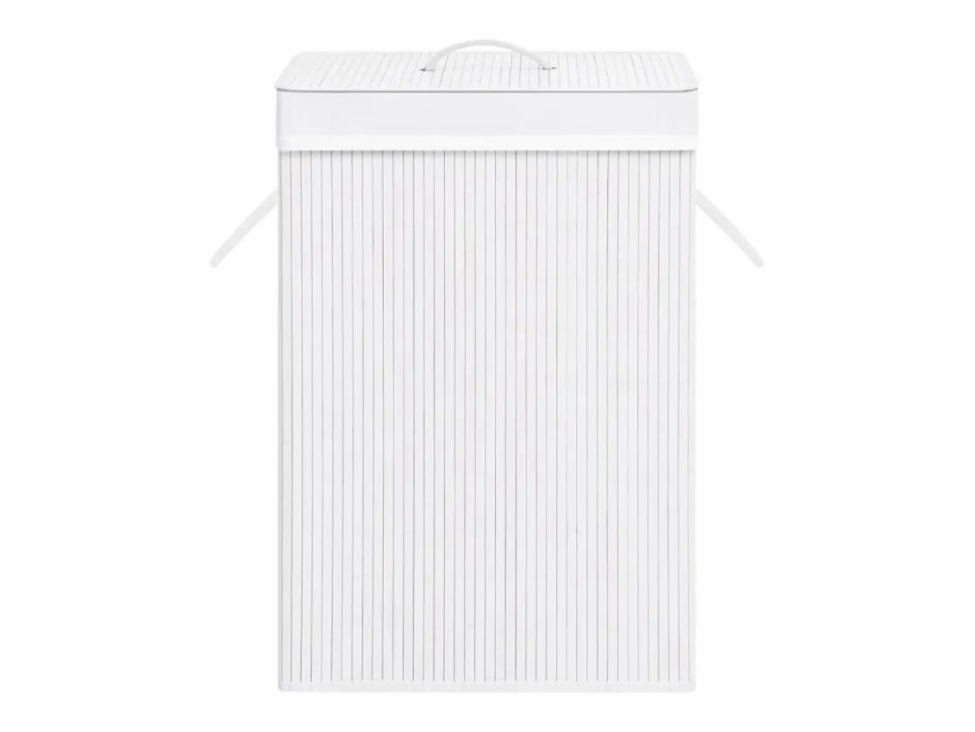 Cesto De Ropa|Cesta de ropa de una sola sección de bambú