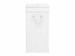 Cesto De Ropa|Cesta de ropa de una sola sección de bambú