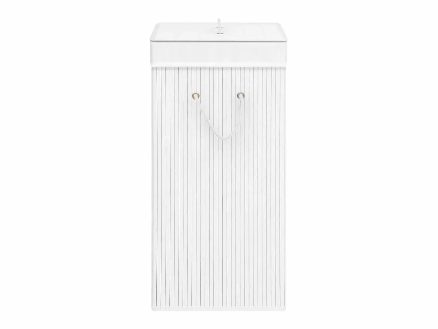 Cesto De Ropa|Cesta de ropa de una sola sección de bambú