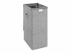 Cesta de ropa plegable 26x34,5x59,5 cm Tejido de lino sintético^ Clearance