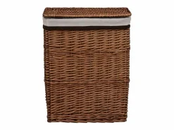 Cesto De Ropa|Cesta para la ropa de sauce marrón