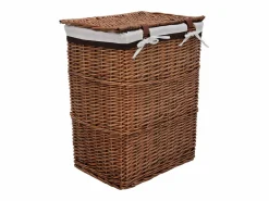 Cesto De Ropa|Cesta para la ropa de sauce marrón