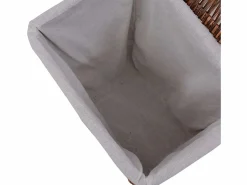 Cesto De Ropa|Cesta para la ropa de sauce marrón