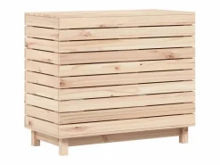Cesta para la ropa 88,5x44x76 cm madera maciza de pino Marru00f3n Online