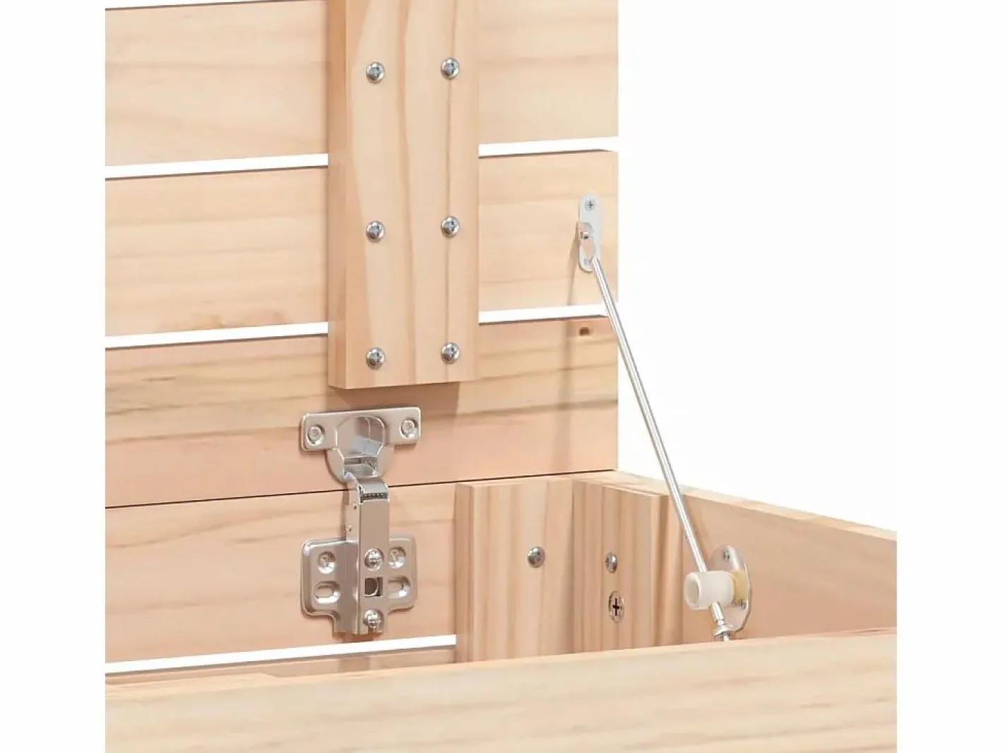 Cesta para la ropa 88,5x44x76 cm madera maciza de pino Marru00f3n Online