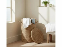Cesta para ropa de junco de mar natural^Calicosy Discount