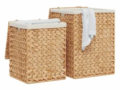 Cestas para la ropa 2 piezas jacinto de agua^ Online