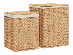 Cestas para la ropa 2 piezas jacinto de agua^ Online