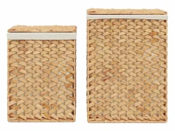 Cestas para la ropa 2 piezas jacinto de agua^ Online