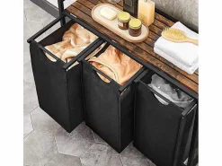 Calicosy Cesto De Ropa|Cesto de ropa con 3 compartimentos de 38L