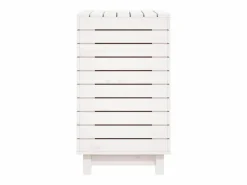 Cesto para ropa 88,5x44x76 cm Madera maciza de pino^ Sale