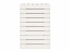 Cesto para ropa 44x44x66 cm madera maciza de pino Blanco Online