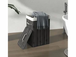 Cesto para ropa sucia Kunzita plegable con asas 60x40x30 cm^Homcom Outlet