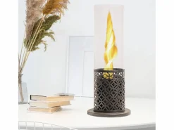 Chimenea de bioetanol blanca TOLOSA, biochimenea de sobremesa, D20 x H49,5, para interior y exterior Blanco Online