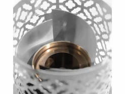 Chimenea de bioetanol blanca TOLOSA, biochimenea de sobremesa, D20 x H49,5, para interior y exterior Blanco Online