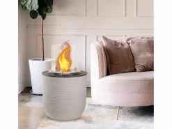 Brasero|Chimenea de bioetanol brasero de suelo de jardín para interior y exterior RAFFAELLO Corda d.35 x h55