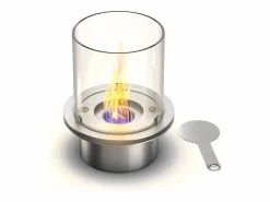 Brasero|Chimenea de bioetanol brasero de suelo de jardín para interior y exterior RAFFAELLO Corda d.35 x h55