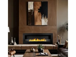 Chimenea|Chimenea|Chimenea de bioetanol de pared Biochimenea 120x40 SIENA 120 Negra