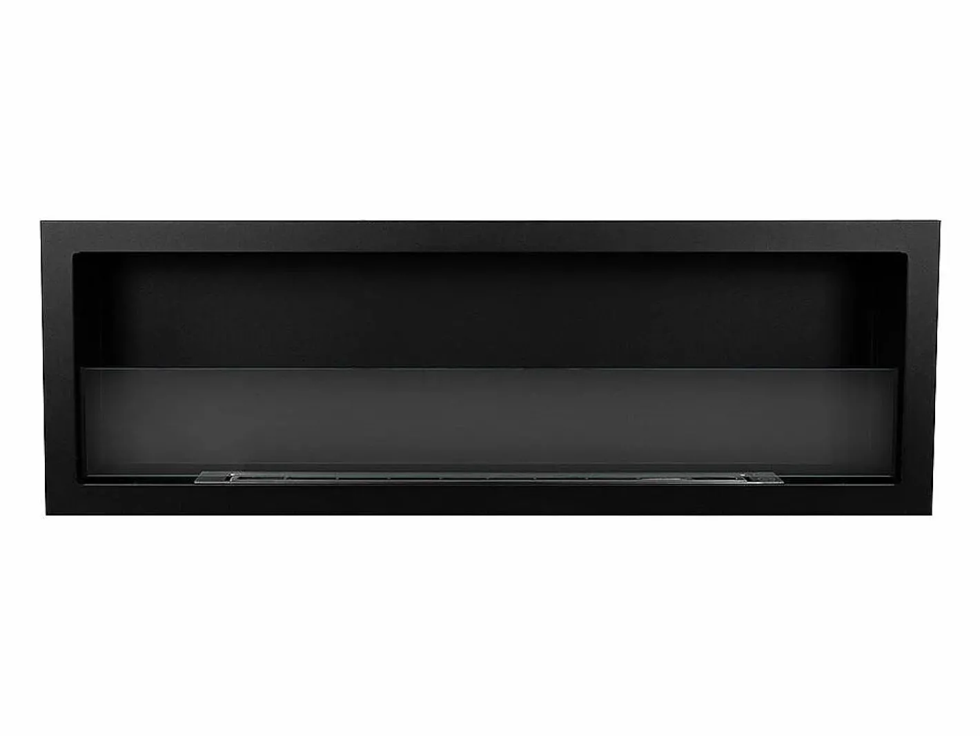 Chimenea de bioetanol empotrada en la pared biochimenea 120x40 FURORE 120 Negro Discount