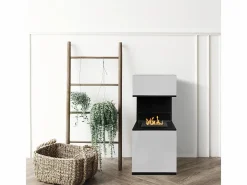 Chimenea de bioetanol Oslo, biochimenea independiente en acero , L38xP38xH100^ Best