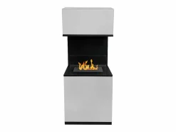 Chimenea de bioetanol Oslo, biochimenea independiente en acero , L38xP38xH100^ Best